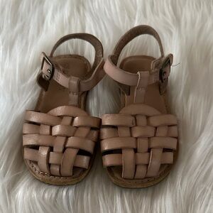 Old Navy Kids Woven Tan Sandals